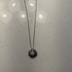 David Yurman Silver Starburst Necklace